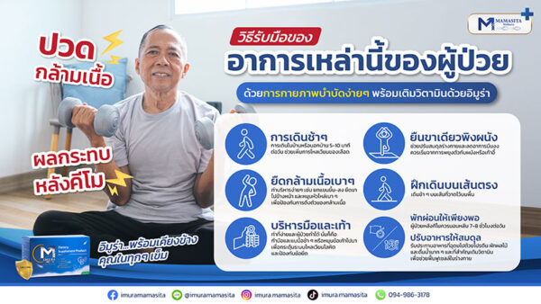 ปวดกล้ามเนื้อ ผลกระทบหลังคีโม ,ฟื้นฟูผู้ป่วย หลังคีโม