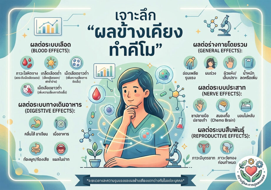 เจาะลึก "ผลข้างเคียง ทำคีโม"